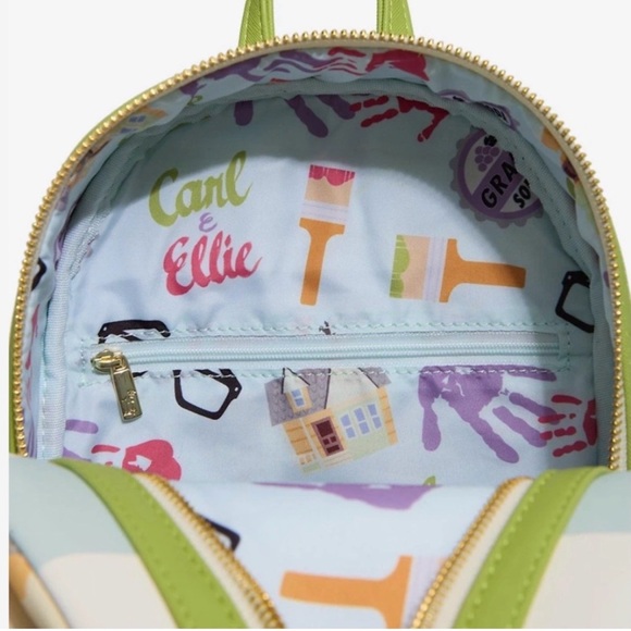 Loungefly Disney Pixar Carl & Ellie Mailbox Mini Backpack New With Tags - Flaw - Picture 6 of 16